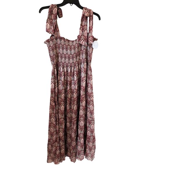 Hill House Ellie Ribbon Tie Strap Nap Dress Sage Pinecone Plus Size XXL NEW - Picture 3 of 5